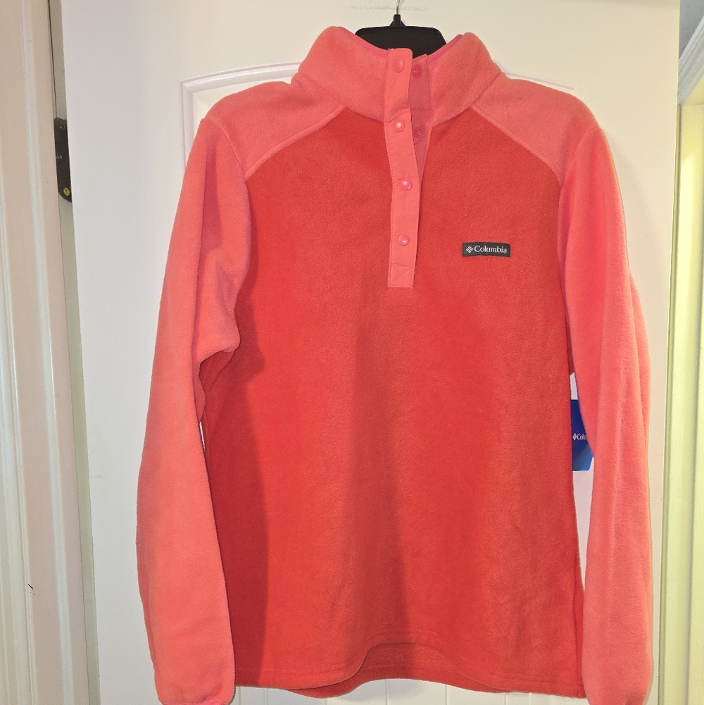 NWT Columbia Coral Fleece Pullover